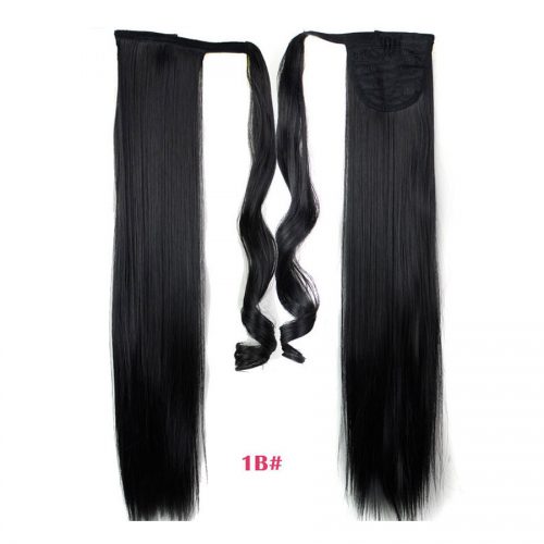 Synthetic Ponytail #01B 58cm 22 inch