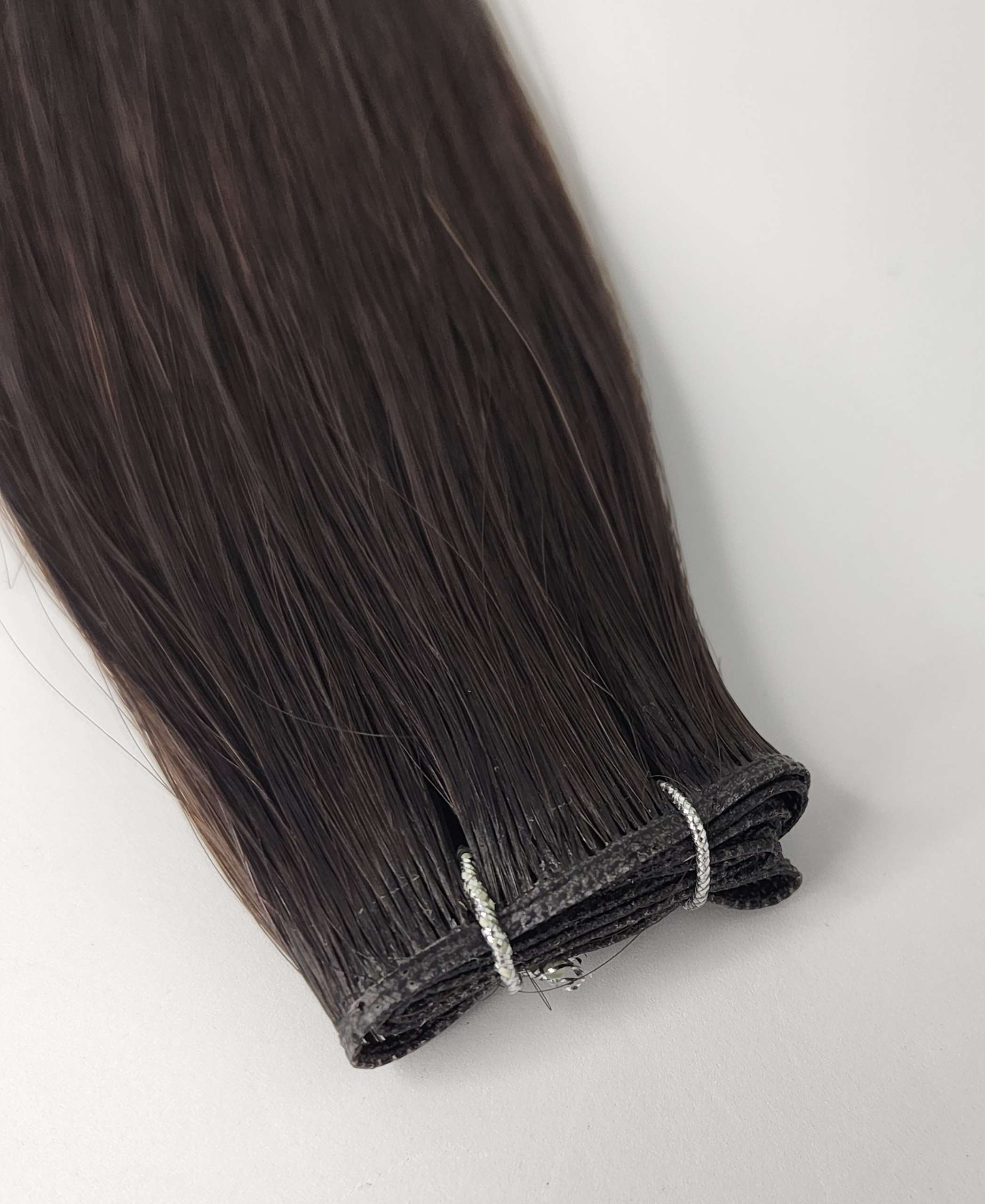 2 Golden Brown Ingenious Flexi Russian Weft Hair Extensions 20-21